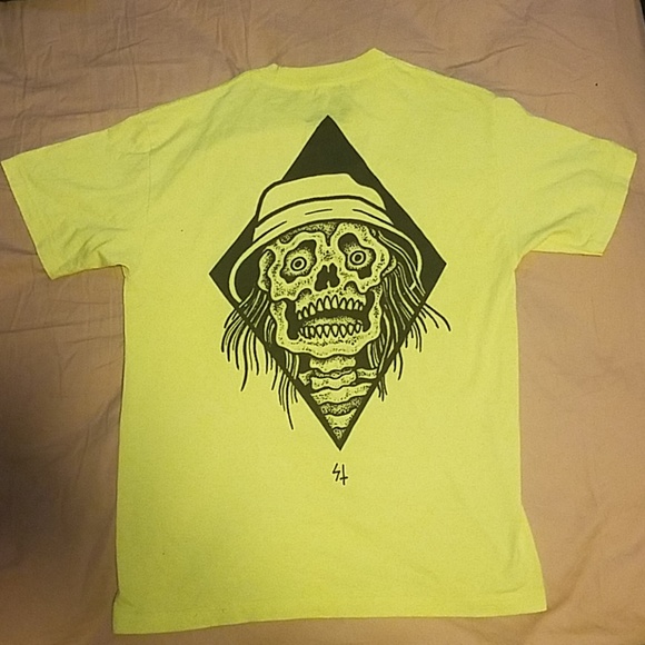 Neon Sketchy Tank Shirt